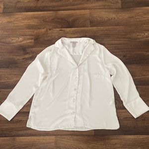 Silk H&M button down top
